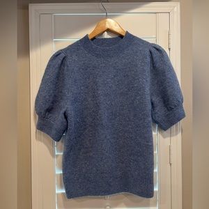 Banana Republic Puff Sleeve Mohair Sweater Small